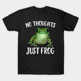 No Thoughts Just Frog T-Shirt